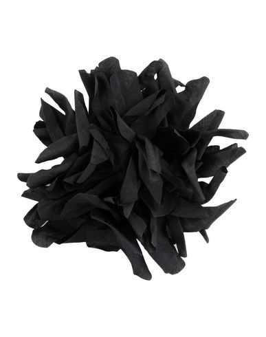 ＜YOOX＞ JUCCA レディース ブローチ ブラック 紡績繊維画像