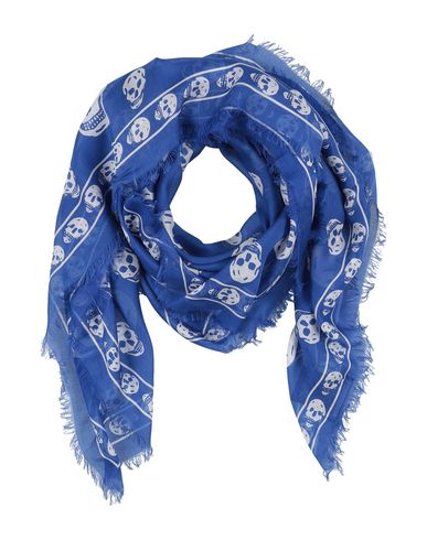 Woman Scarf Bright blue Size - Modal, Silk