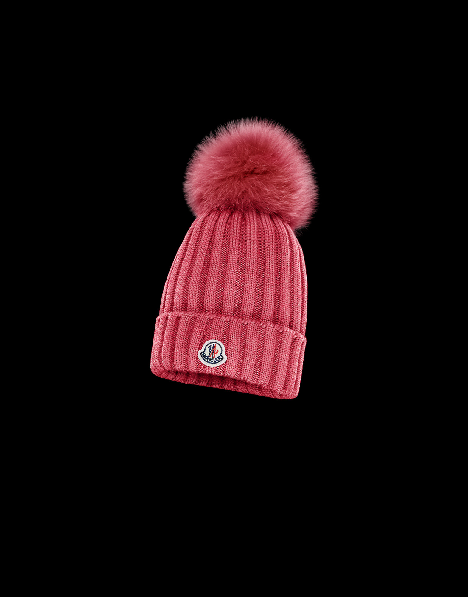 moncler fox fur hat