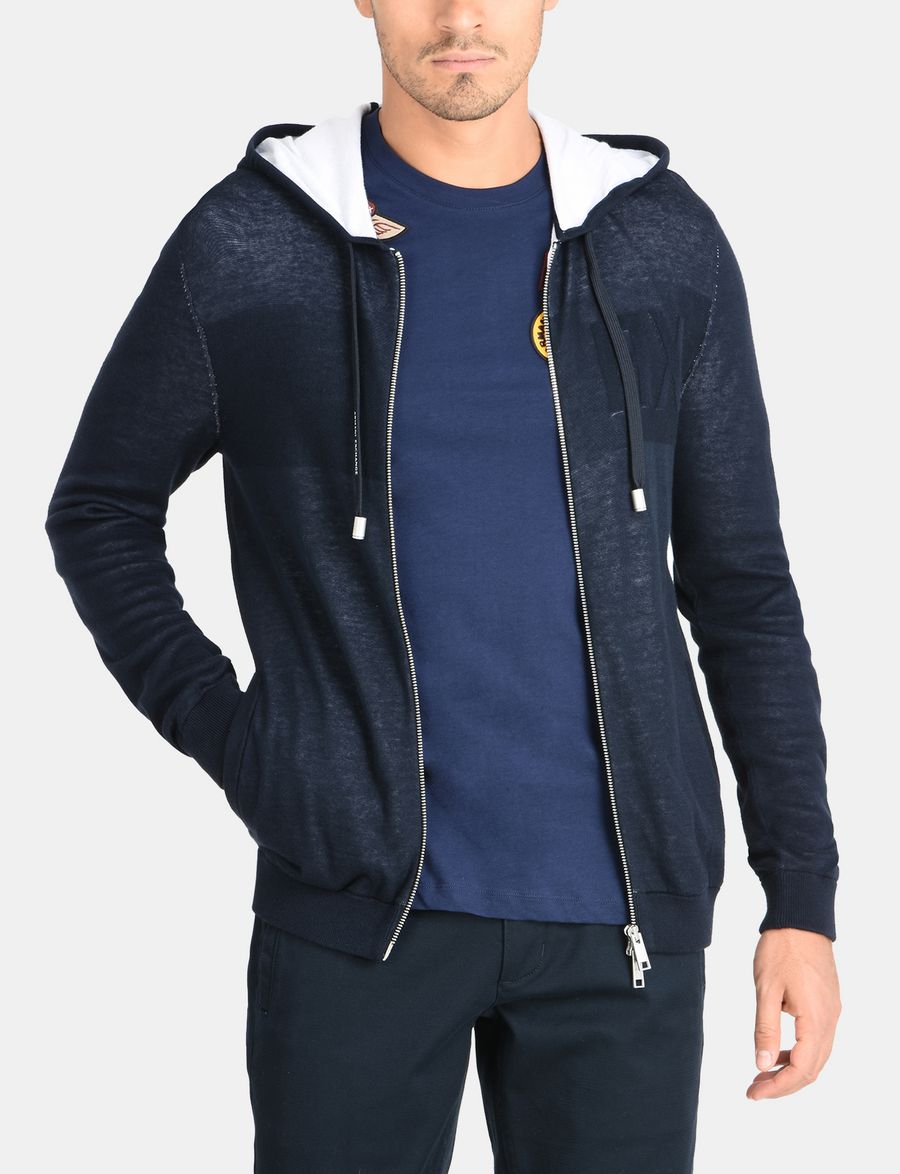 Armani Exchange LOGO HOODIE SWEATER, Layering for Men | A|X Online Store