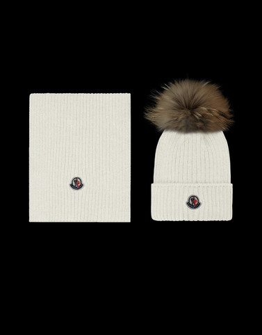 Moncler HAT AND SCARF KIT for Woman 