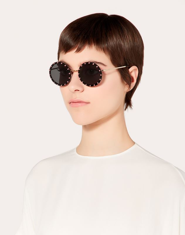 valentino round sunglasses