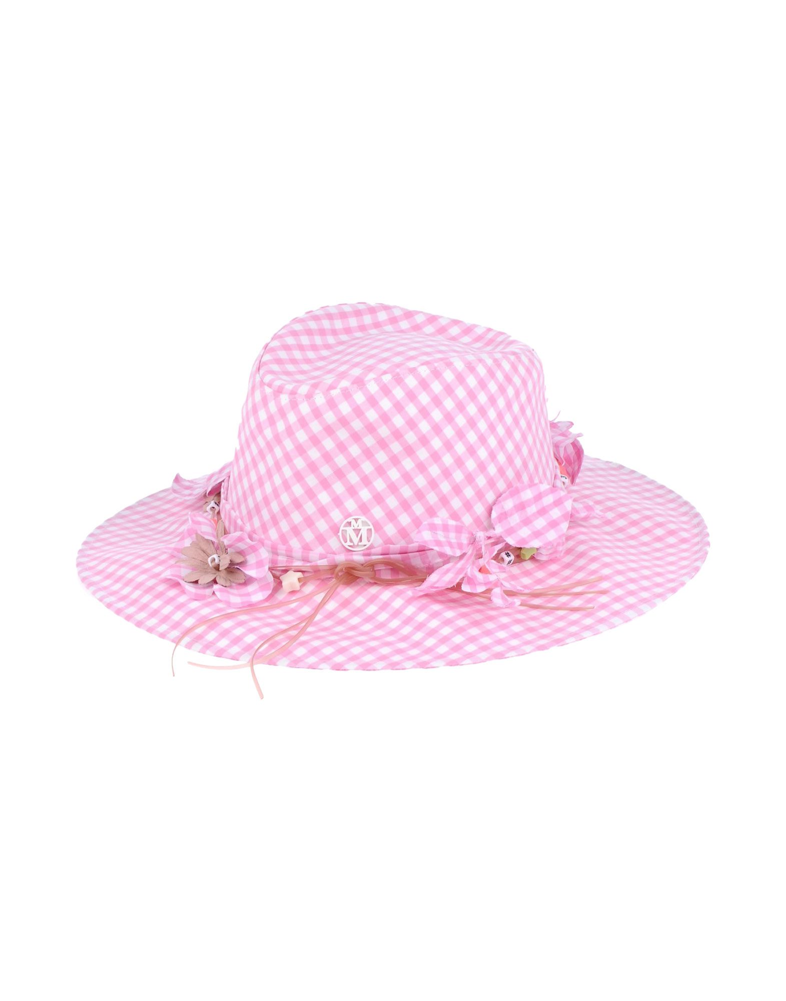 《送料無料》MAISON MICHEL レディース 帽子 ライトパープル M 紡績繊維