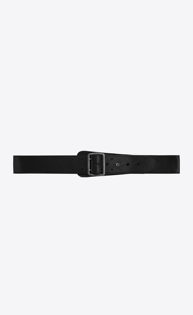 HUBLOT military-style buckle belt in brown leather