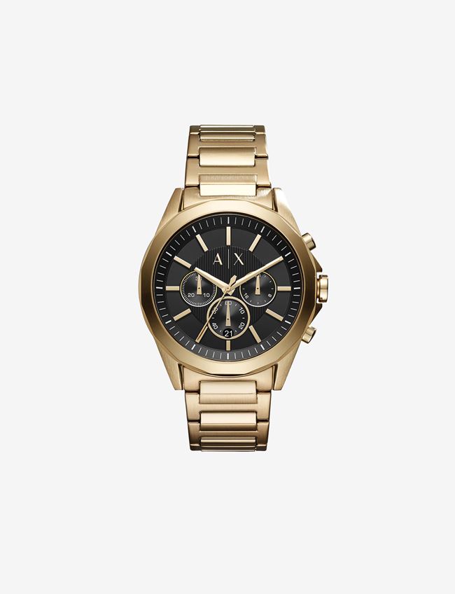 ARMANI EXCHANGE ANALOG WATCHES GOLD STAINLESS STEEL,46546887OD
