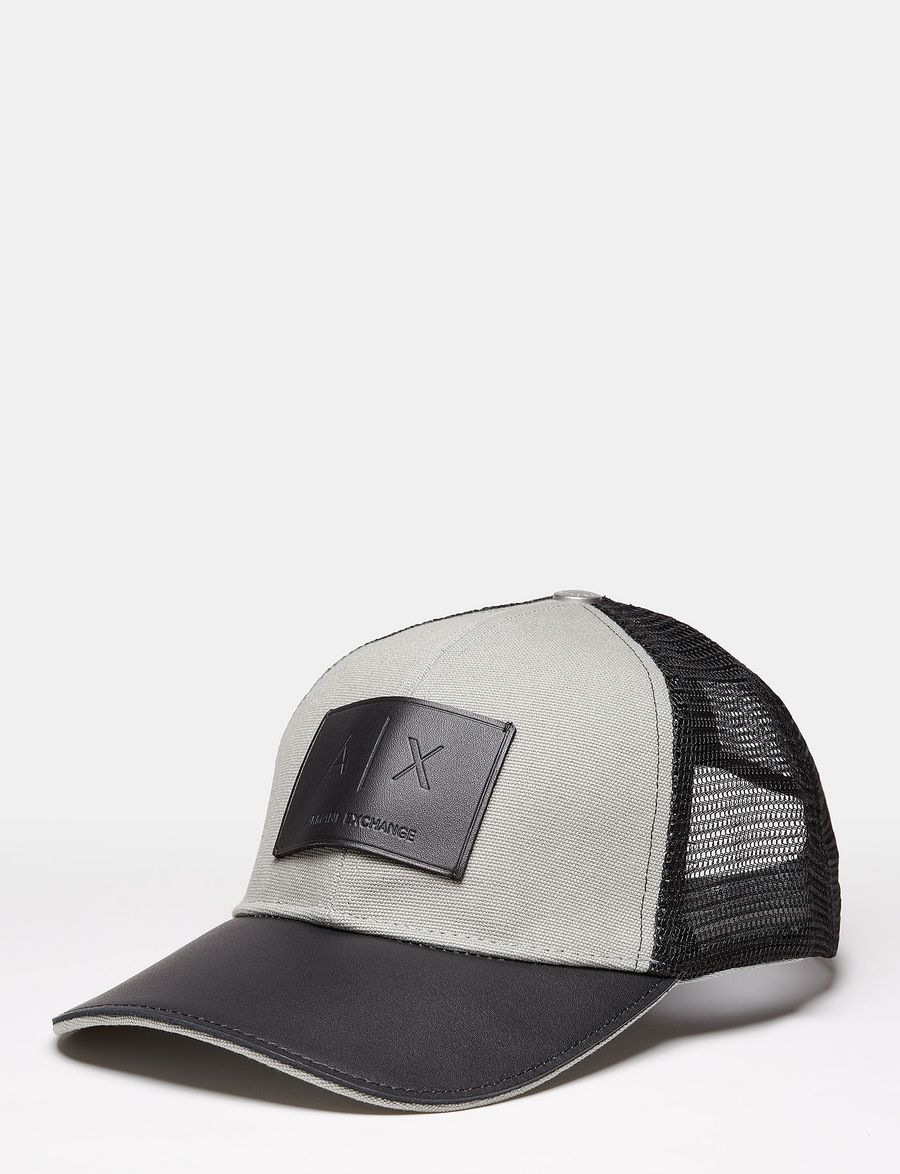 Armani Exchange AX LOGO MESH HAT, Hat for Men  AX Online 