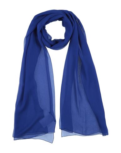 Alberta Ferretti Woman Scarf Bright Blue Size - Silk