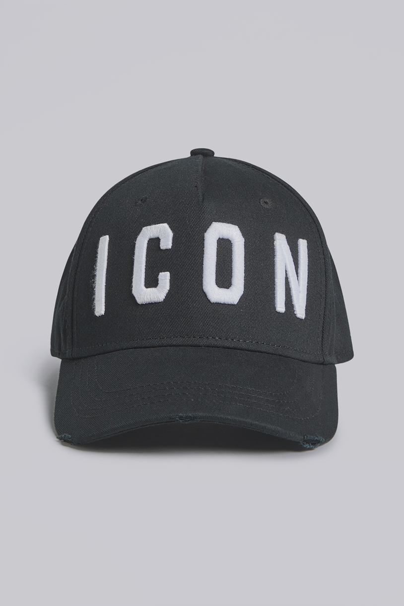 Dsquared2 Icon Baseball Cap Black - Hats for Men | Official Store