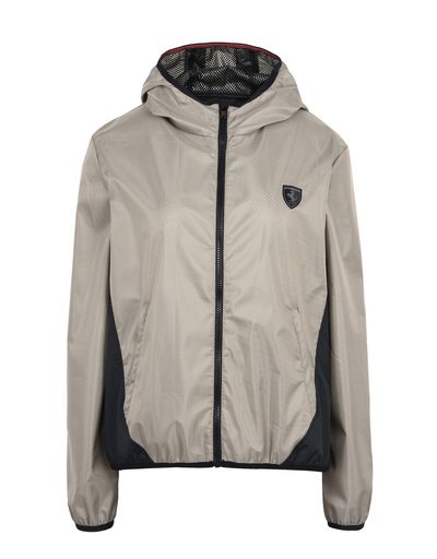 Scuderia Ferrari Online Store - Giacca con cappuccio donna con Scudetto sul cuore - Bomber e Giacche da Corsa