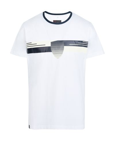 Scuderia Ferrari Online Store - Men's short-sleeve stretch cotton T-shirt - Short Sleeve T-Shirts