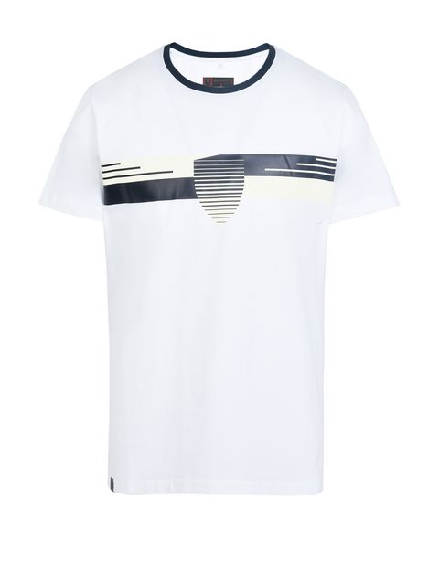 Scuderia Ferrari Online Store - Men's short-sleeve stretch cotton T-shirt - Short Sleeve T-Shirts