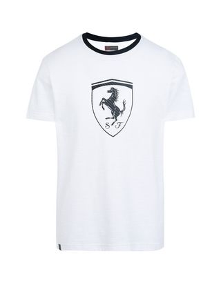 Scuderia Ferrari Online Store - Scuderia Ferrari T-Shirt mit Print - Kurzärmelige T-Shirts