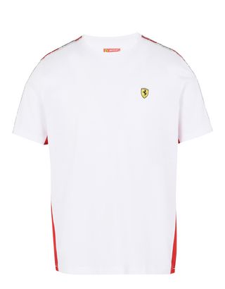 Scuderia Ferrari Online Store - Scuderia Ferrari T-shirt with Icon Tape -