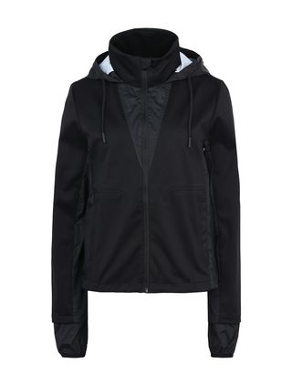 Scuderia Ferrari Online Store - Women's waterproof jacket with concealed hood - Bombers & Track Jackets
