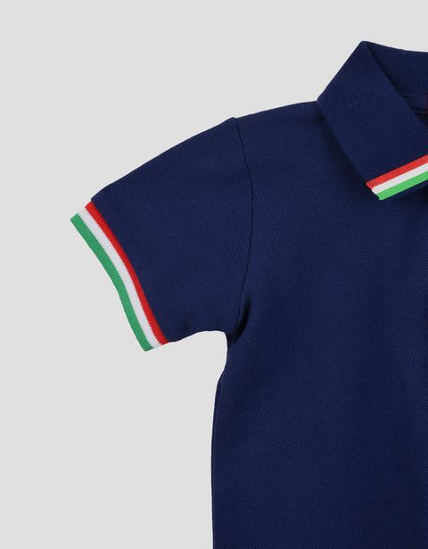 Scuderia Ferrari Online Store - Baby T-Shirt with exclusive Scuderia Ferrari print - Short Sleeve Polos