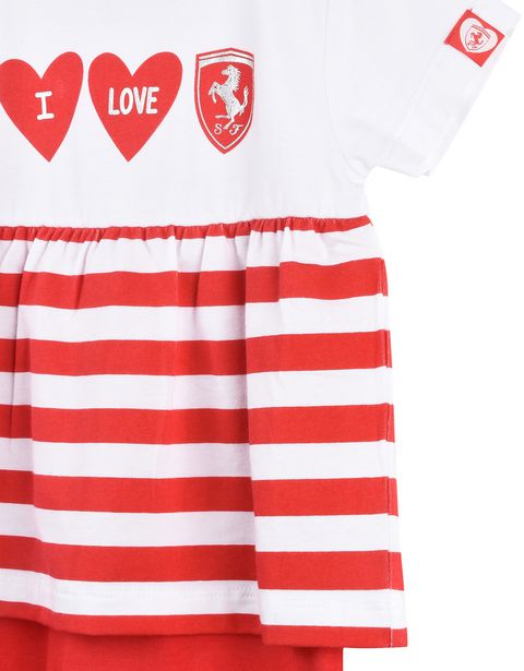 Scuderia Ferrari Online Store - Baby boy "I love Ferrari" play suit - Jumpsuits