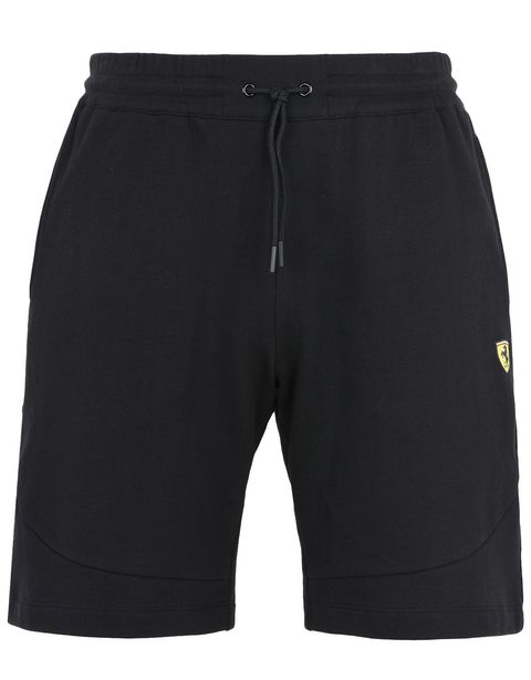 Scuderia Ferrari Online Store - Scuderia Ferrari Bermuda shorts with Icon Tape - Shorts