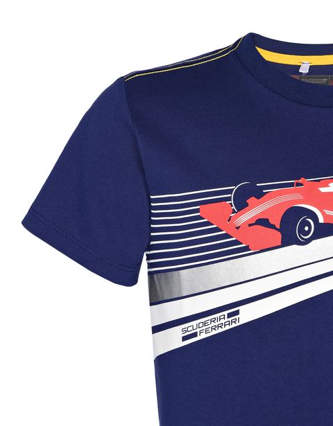 Scuderia Ferrari Online Store - Children’s T-shirt in cotton jersey - Short Sleeve T-Shirts