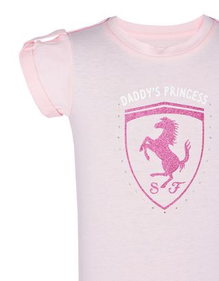 Scuderia Ferrari Online Store - ガールズ コットン ショートスリーブ ワンピース - ショートドレス