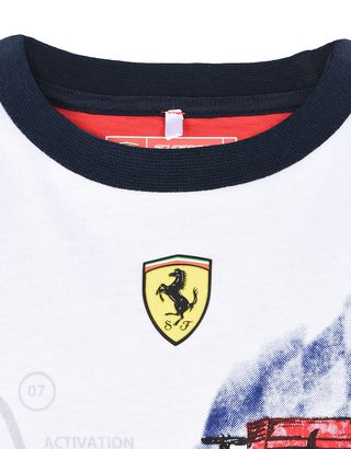 Scuderia Ferrari Online Store - Printed T-shirt for teens - Short Sleeve T-Shirts