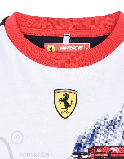 Scuderia Ferrari Online Store - Printed T-shirt for teens - Short Sleeve T-Shirts