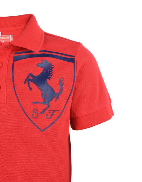 Scuderia Ferrari Online Store - 盾形徽标款男生短袖 Polo 衫 - 短袖 Polo 衫