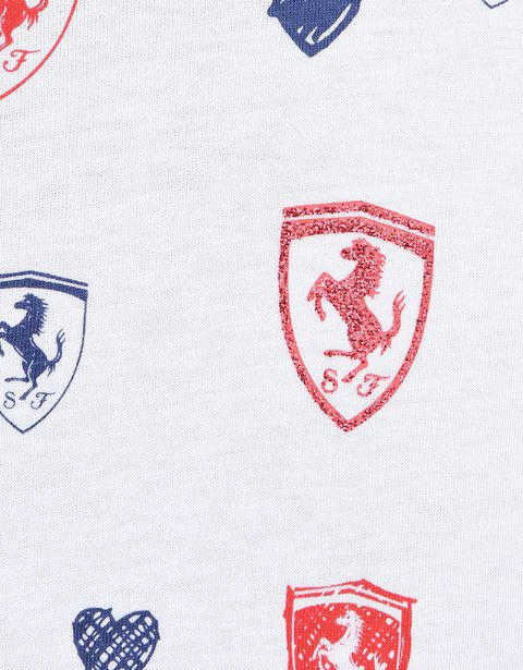Scuderia Ferrari Online Store - Kurzärmeliges Mädchenkleid - Kurze Kleider