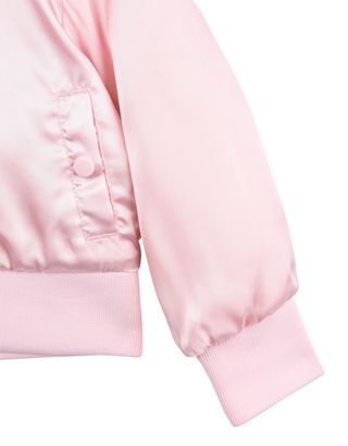 Scuderia Ferrari Online Store - Bomber jacket for girls with Shield on the chest - Bombers & Track Jackets