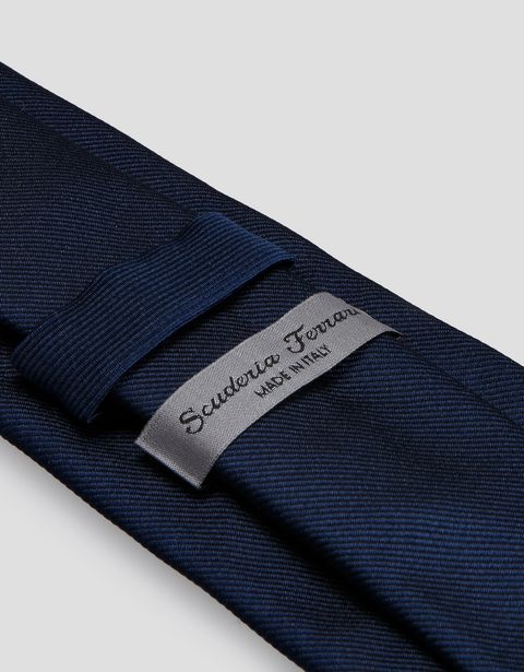 Scuderia Ferrari Online Store - Scuderia Ferrari tie in pure silk - Woven Ties