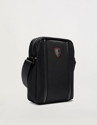 Scuderia Ferrari Online Store - Hypergrid crossbody bag in special technical material - Messenger Bags