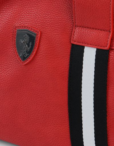 Scuderia Ferrari Online Store - Woman's crossbody bag in hammered faux leather - Boston Bags