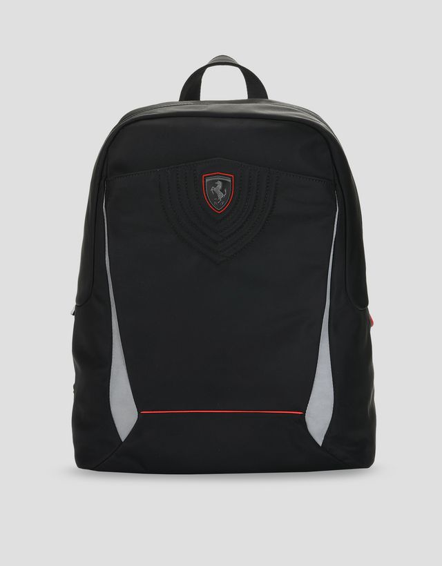 Ferrari Bags And Travel Official Scuderia Ferrari Online Laptop Backpack In Embroidered Technical Fabric Regular Rucksacks