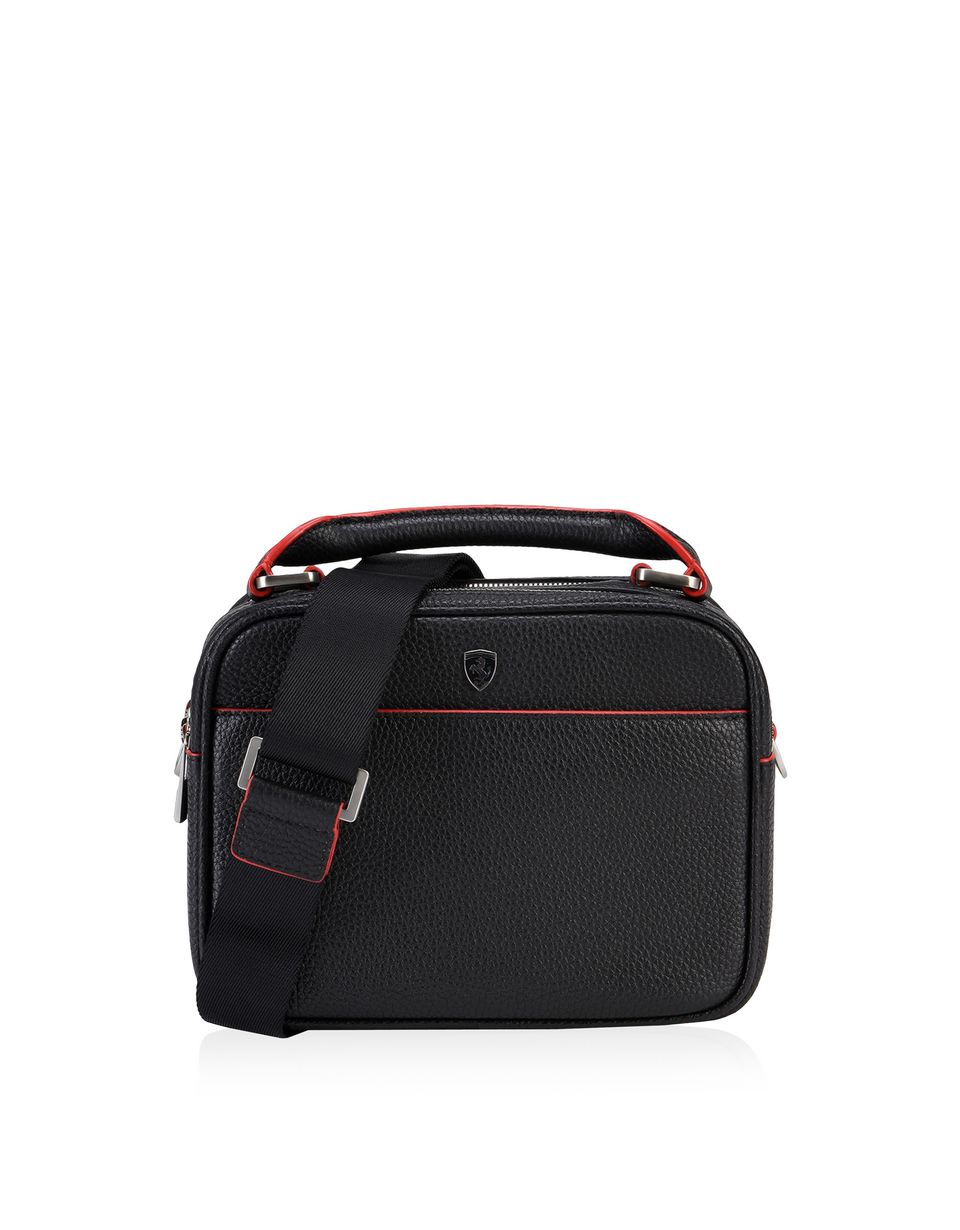 ferrari leather bag