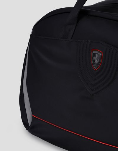Scuderia Ferrari Online Store - Travel bag in smooth embroidered technical fabric - Duffle Bags
