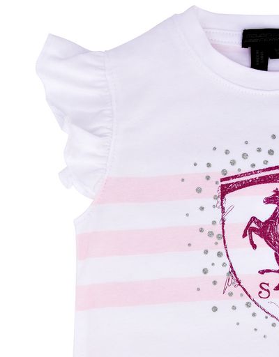 Scuderia Ferrari Online Store - Baby stretch jersey outfit - Baby & Kids Sets