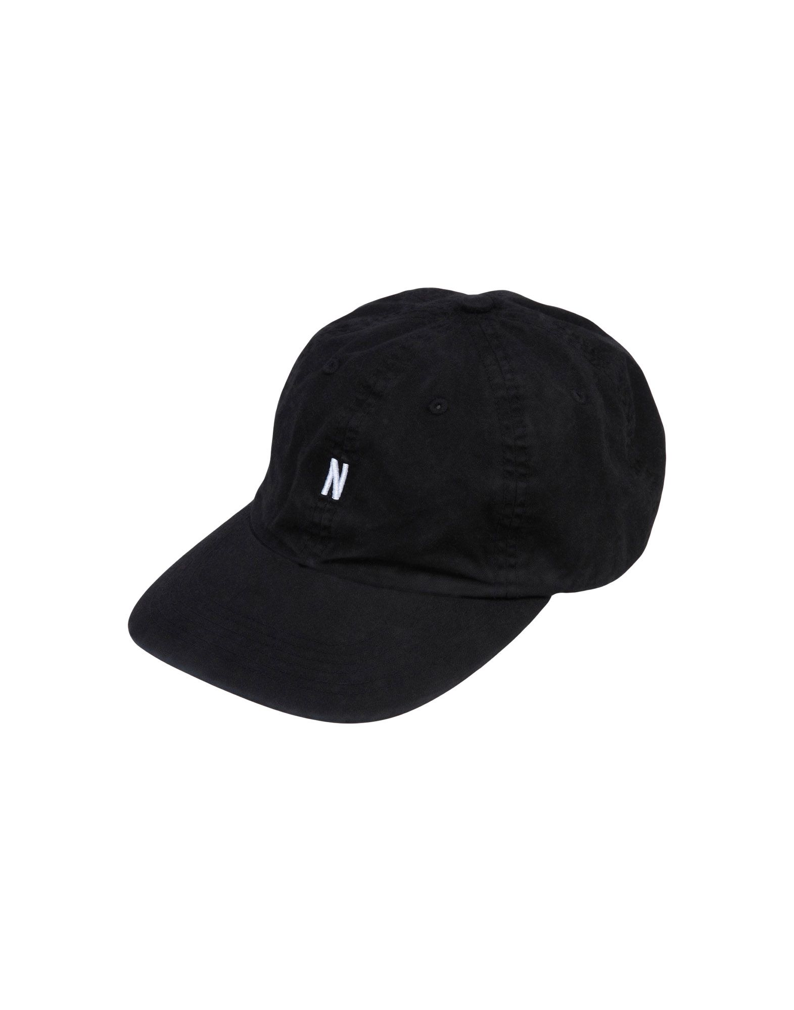 《送料無料》NORSE PROJECTS メンズ 帽子 ブラック one size コットン 100%