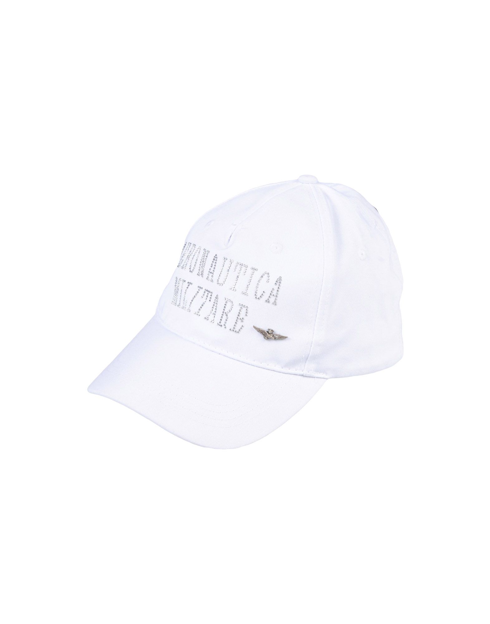 《送料無料》AERONAUTICA MILITARE レディース 帽子 ホワイト one size コットン 100%