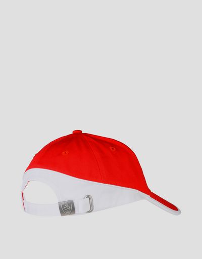 Scuderia Ferrari Online Store - ツートンカラーキャップ Scudetto Ferrari付き - ベースボールキャップ
