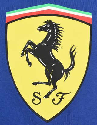 Scuderia Ferrari Online Store - T-shirt with Shield for teens - Short Sleeve T-Shirts
