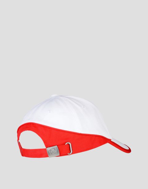 Scuderia Ferrari Online Store - Men's two-tone cap with Ferrari Shield - Baseball Caps