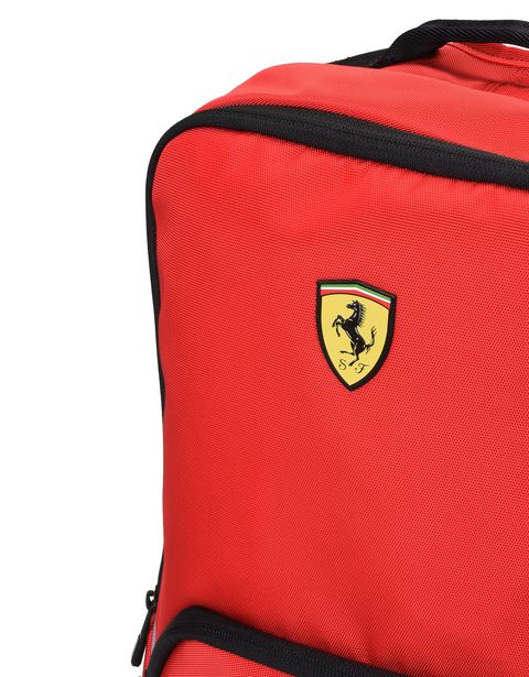 Scuderia Ferrari Online Store - Sports backpack with contrasting color details - Regular Rucksacks