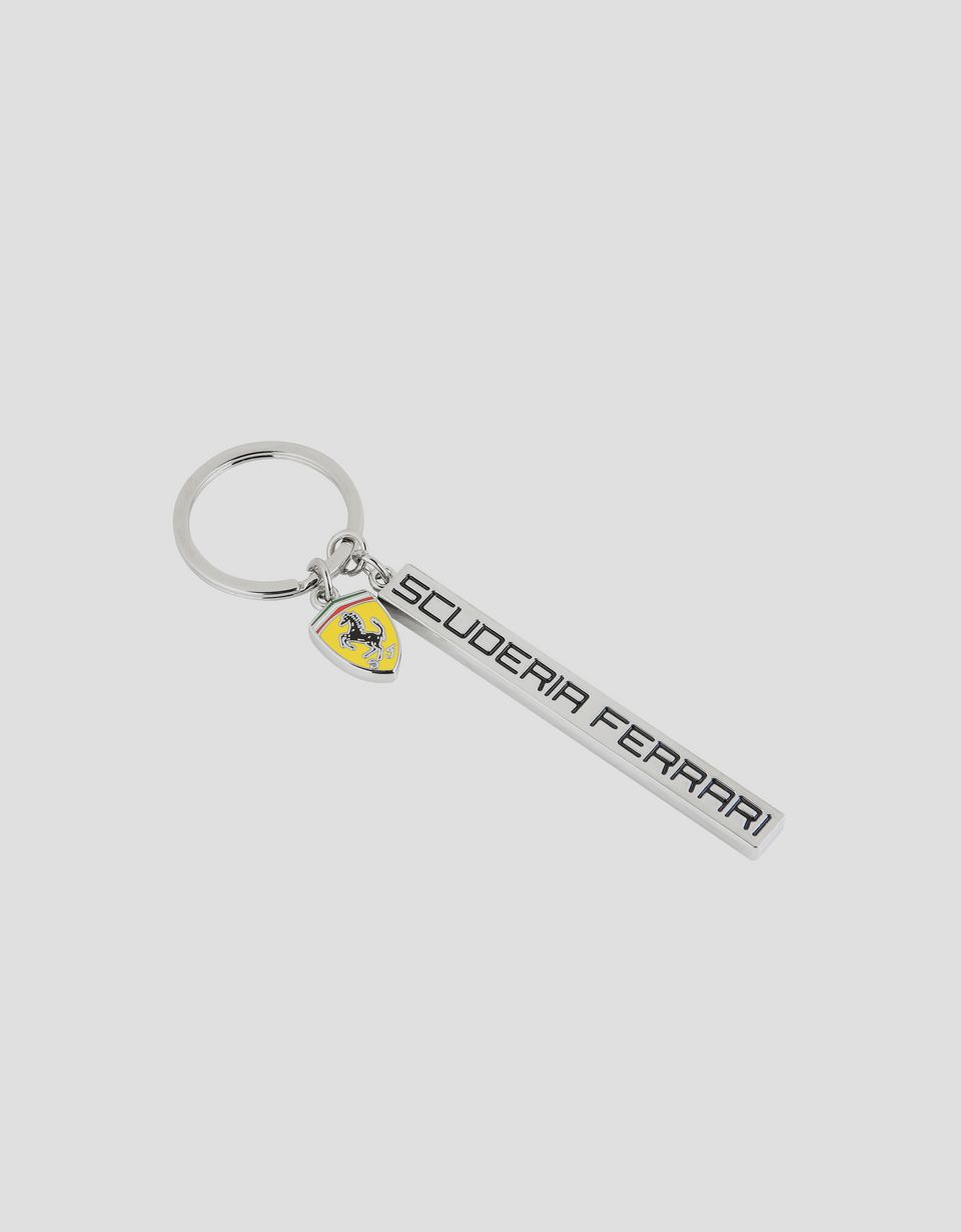Ferrari Metal keyring with Ferrari Shield pendant Man