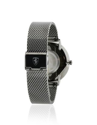 Scuderia Ferrari Online Store - Ultraleggero steel watch with black dial - Quartz Watches