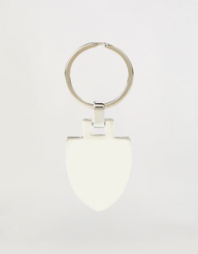 Scuderia Ferrari Online Store - Metal keyring with enamel Ferrari Shield on a red background - Keyrings