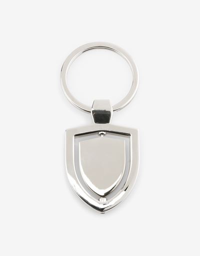 Scuderia Ferrari Online Store - Rotating metal keyring with enamel Ferrari Shield - Keyrings