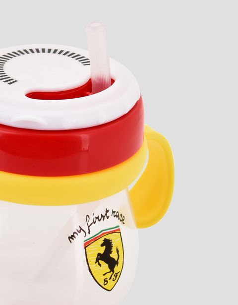 Scuderia Ferrari Online Store - Tazza per bambino con cannuccia My first race - Ciucciotti e Accessori