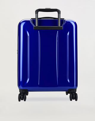 Scuderia Ferrari Online Store - Hardside cabin size wheeled suitcase with Ferrari Shield - Trolleys & Luggage