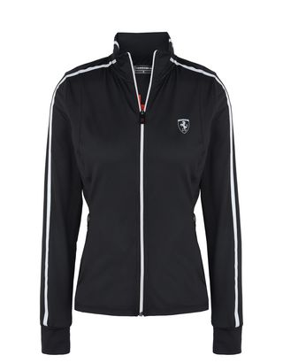 Scuderia Ferrari Online Store - Women's running sweatshirt in breathable fabric - Zip Jumpers