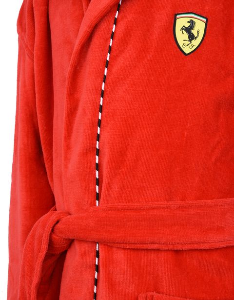 Scuderia Ferrari Online Store - Hooded dressing gown for teens - Bathrobe