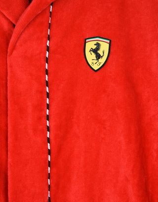 Scuderia Ferrari Online Store - Hooded bathrobe for children - Bathrobe